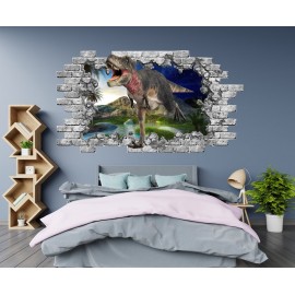 3D Jurassic Park Wall Sticker