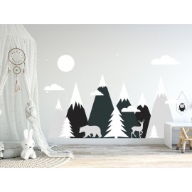 Mountains Wall Decal Mountains Wall Decal
