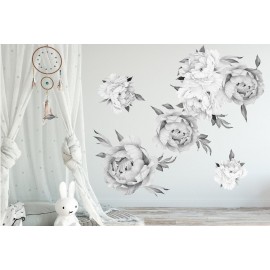 Peony Wall Decal Peony Wall Decal